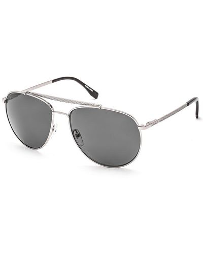 Lacoste L177sp Sunglasses Gold / Gray Polarized - Metallic
