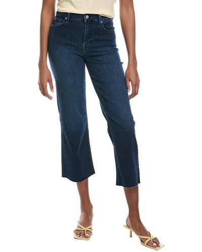 7 For All Mankind Alexa Kaia Cropped Jean - Blue