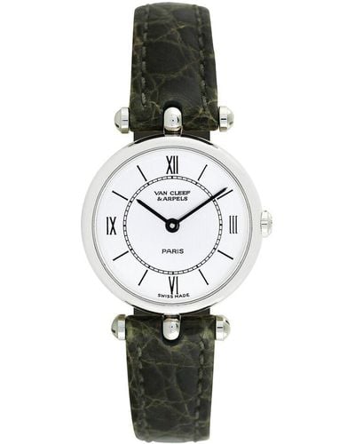 Van Cleef & Arpels La Collection Watch (Authentic Pre-Owned) - White
