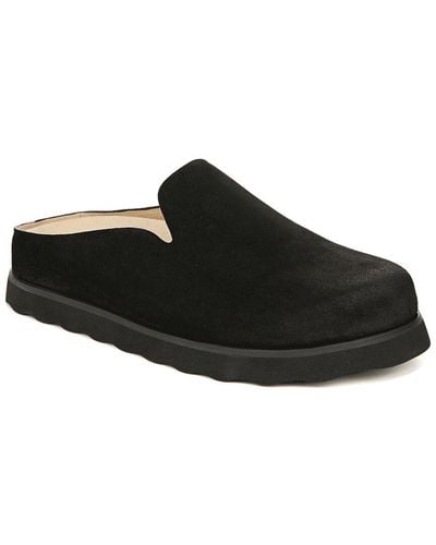 Vince Carmel Leather Clog - Black