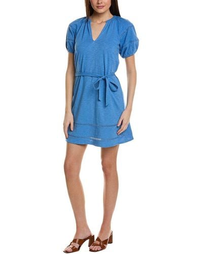 Boden Trim Detail Jersey Dress - Blue