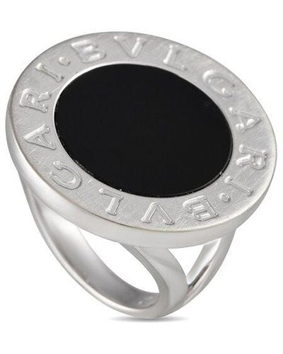 BVLGARI 18k Onyx Ring - Black