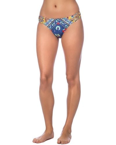 Nanette Lepore Woodstock Bikini Bottom - Blue