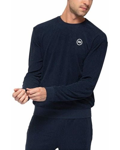 Sol Angeles Loop Terry Pullover - Blue