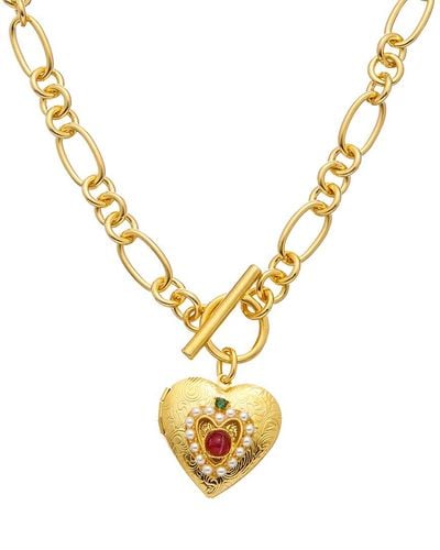 Ben-Amun Ben-amun Plated Necklace - Metallic