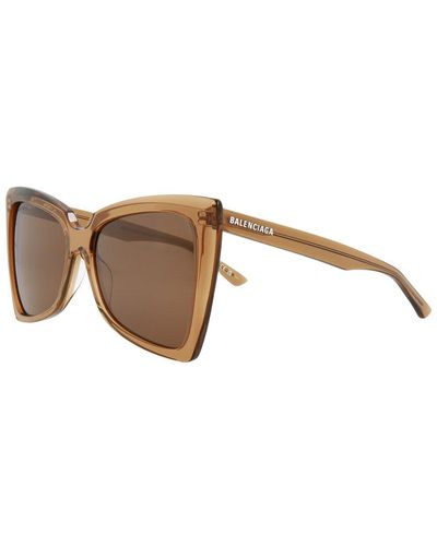 Balenciaga Bb0174s 140mm Sunglasses - Brown