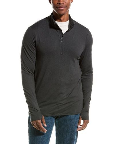 Onia Everyday Half-zip Pullover - Black