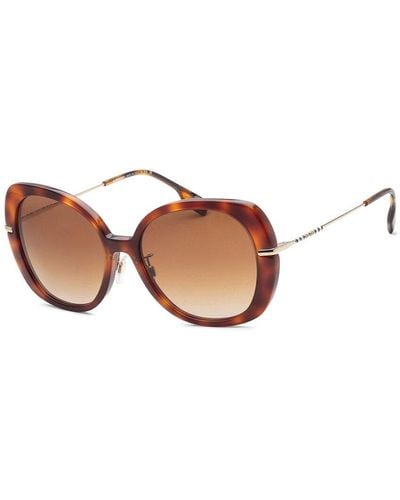 Burberry Be4374f 55mm Sunglasses - Brown