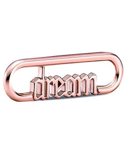 PANDORA Me 14k Plated Dream Script Charm - Pink