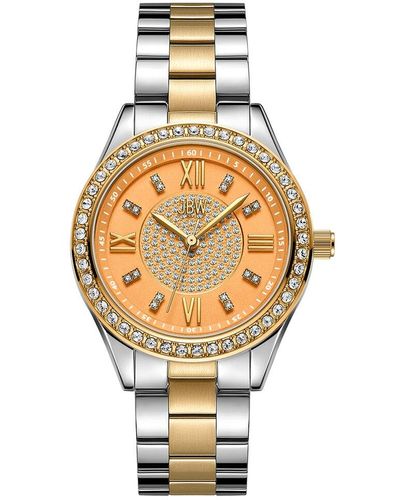 JBW Unisex Mondrian 34 Diamond Watch - Metallic