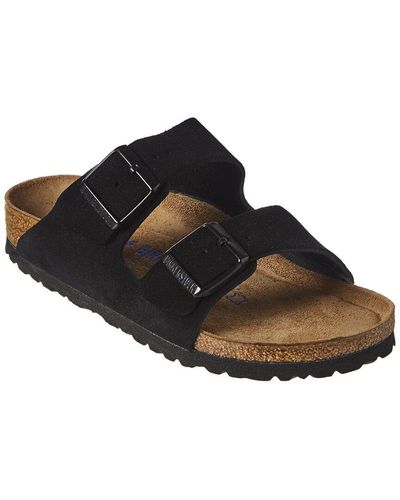 Birkenstock Arizona Narrow Soft Footbed Sandal - Black
