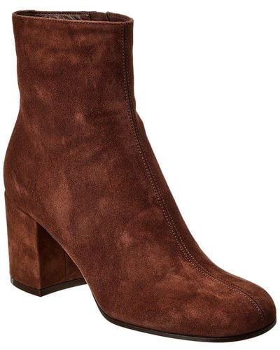 Gianvito Rossi Stivali Leather Ankle Boot - Brown