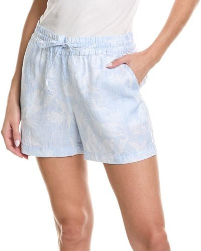 Tommy Bahama Legacy Leaves Two Palms Linen Short - Blue