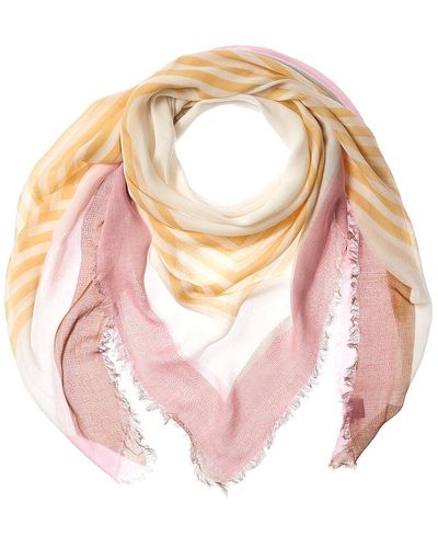 J.McLaughlin Giselle Silk-blend Scarf - Pink
