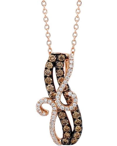 Le Vian 14k Strawberry Gold® 0.43 Ct. Tw. Diamond Pendant Necklace - White