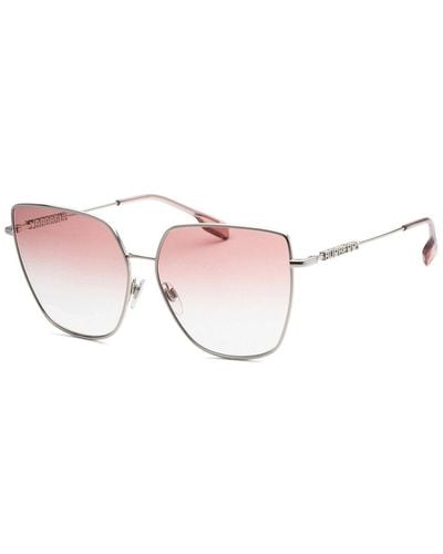 Burberry Be3143 61mm Sunglasses - Pink