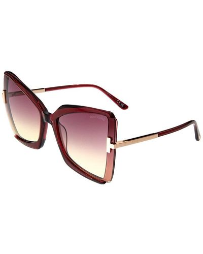 Tom Ford Gia 63mm Sunglasses - Brown