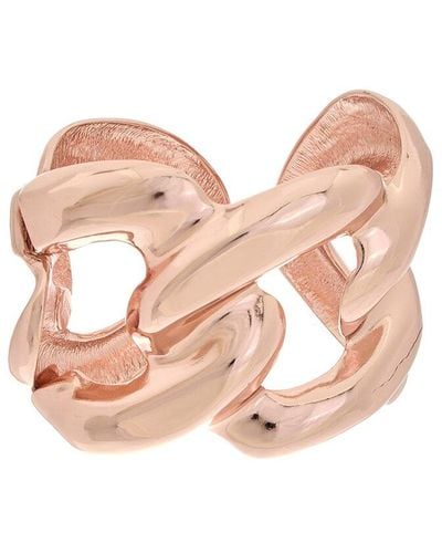 Kenneth Jay Lane Rose Gold Plated Cuff Bracelet - Pink