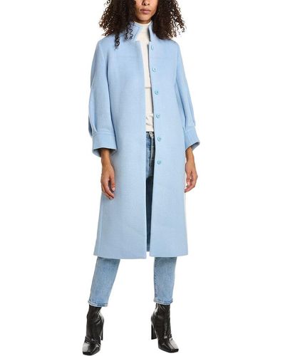 Ted Baker Sairse Wool-blend Midi Coat - Blue