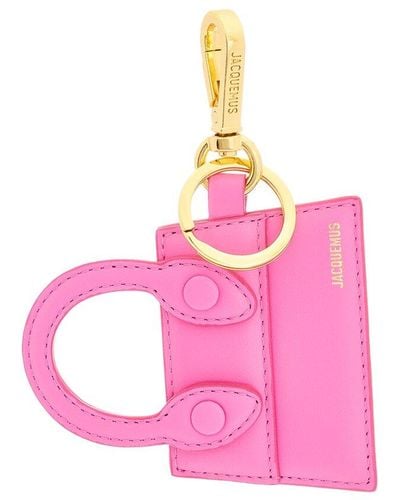 Jacquemus Le Porte-cles Chiquito Leather Key Charm - Pink