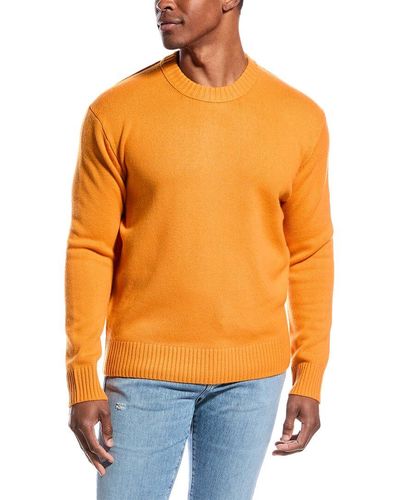 FRAME Cashmere Crewneck Sweater - Orange
