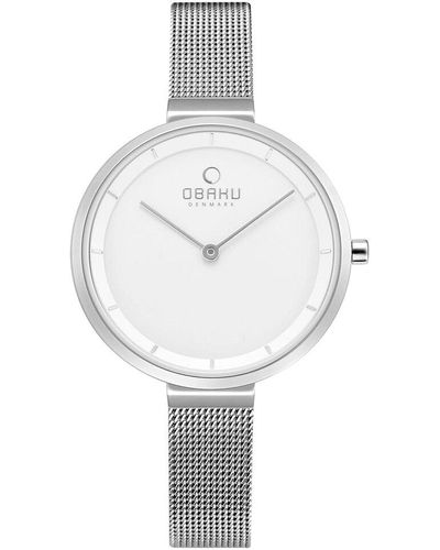 Obaku Classic Watch - White