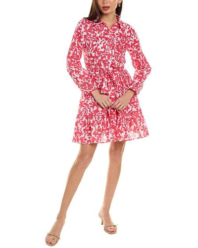 Ellen Tracy Tiered Shirtdress