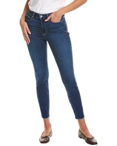 PAIGE Bombshell Chapel High-rise Ankle Ultra Skinny Jean - Blue