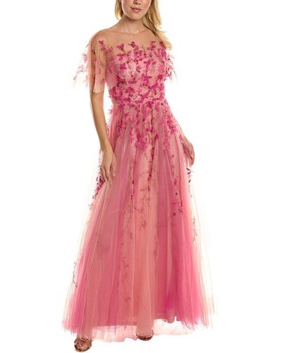 THEIA Tulle Gown - Pink