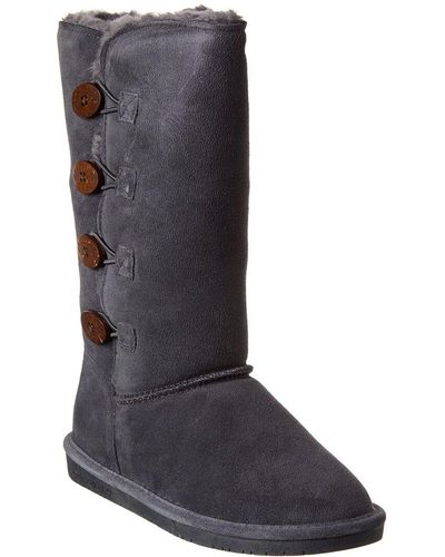 Grey bearpaw boots shop on sale