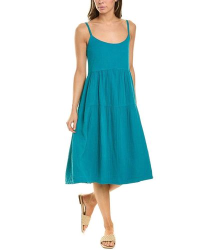Wilt Tiered Slip Dress - Blue