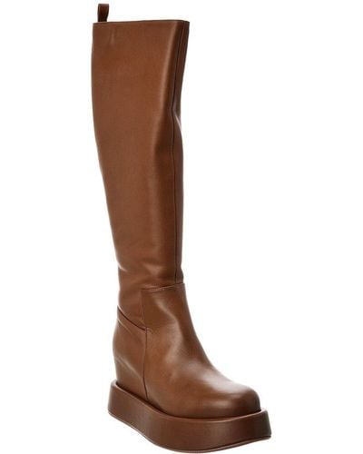 Paloma Barceló Lena Leather Boot - Brown