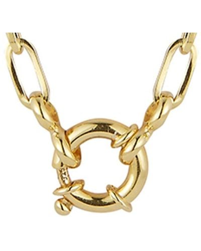 Glaze Jewelry 14K Over Link Necklace - Metallic
