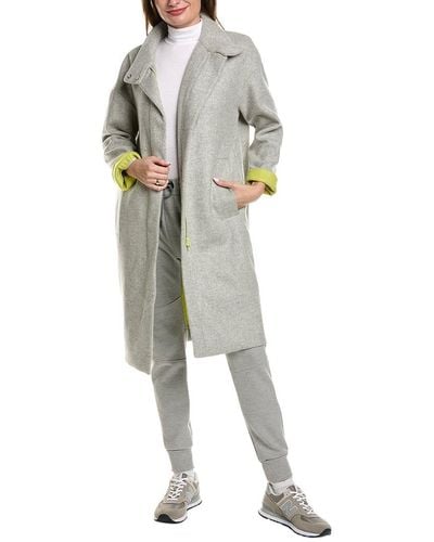 Marc Cain Wool Coat - Grey