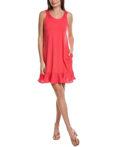 Tommy Bahama Marina Slub Mini Dress - Red
