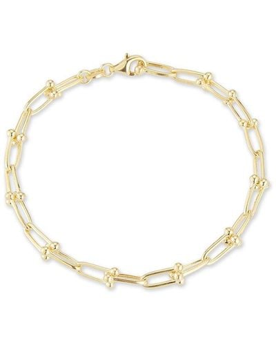 Glaze Jewelry 14k Over Silver Link Bracelet - Metallic
