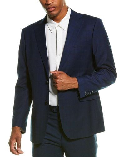 English Laundry Suit With Flat Front Pant - Blue