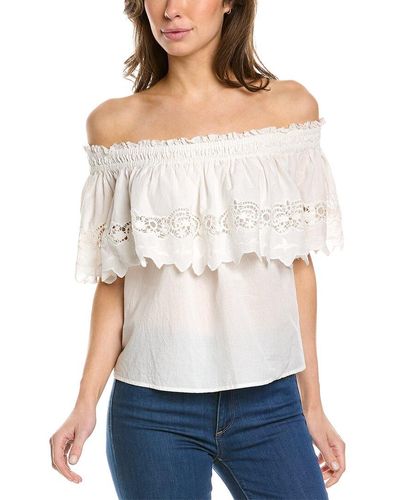 St. Roche Chantilly Top - White