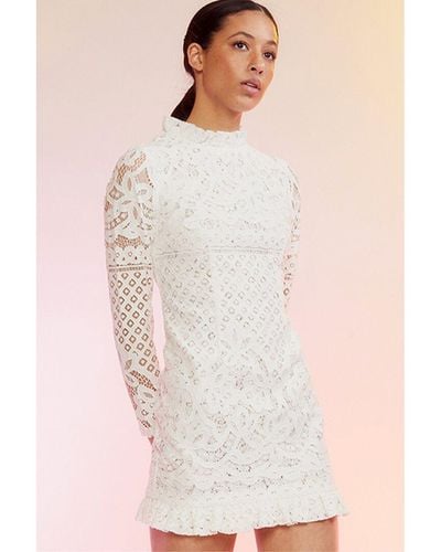 Cynthia Rowley Lace Dress - White