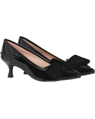Tod's Gomma Leather Pump - Black