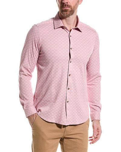 Paisley & Gray Samuel Slim Fit Shirt - Pink