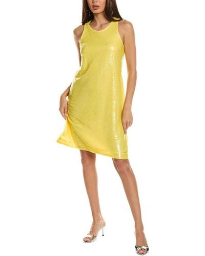 Anne Klein Shift Dress - Yellow