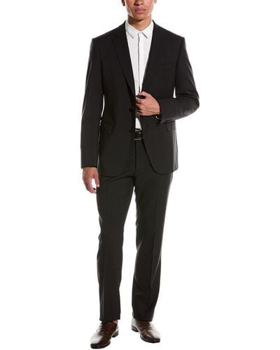 Emporio Armani M-Line 2Pc Wool Suit - Black