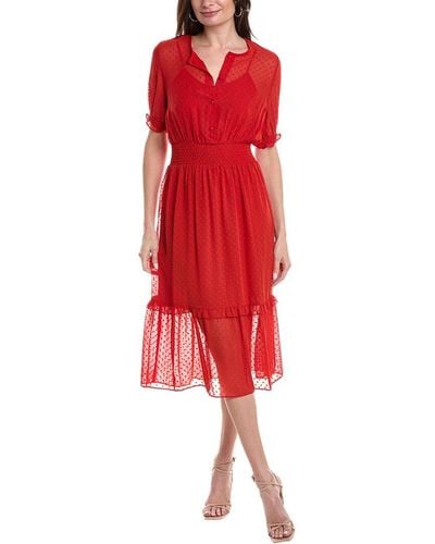 Nanette Lepore Midi Dress - Red
