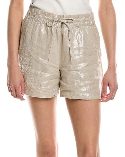 Tommy Bahama Midnight Sea High-rise Linen Easy Short - Natural