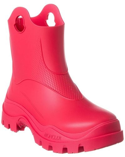 Moncler Misty Rubber Rain Boot - Pink