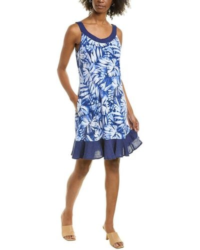 Tommy Bahama I Beleaf In You Sun Knit Mini Dress - Blue