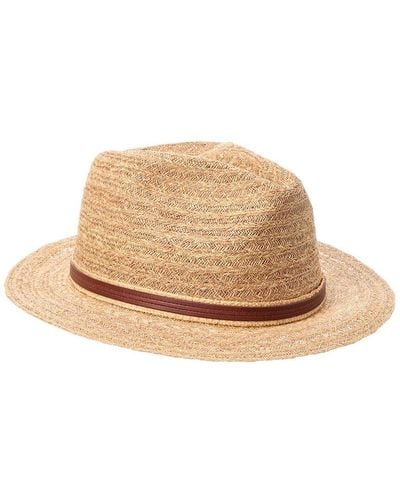 Tommy Bahama Fine Paper Braid Safari Hat - Natural