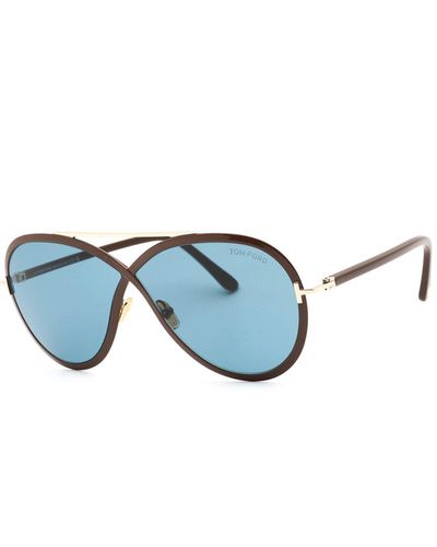 Tom Ford Rickie 65Mm Sunglasses - Blue