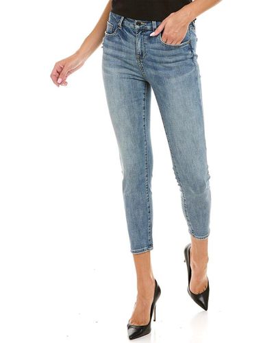 Pistola Audrey Figueroa Mid-rise Skinny Crop Jean - Blue